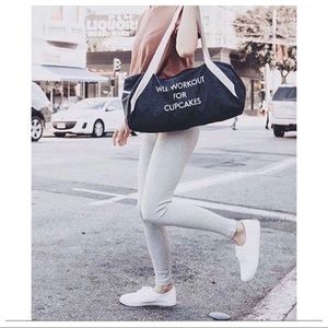 Denim Will Work for Cupcakes duffel